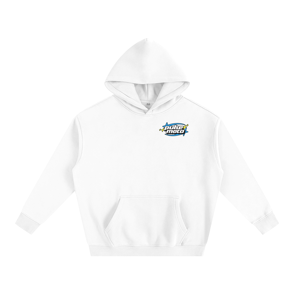 Pulse Moto Hoodie (Black + Blue)