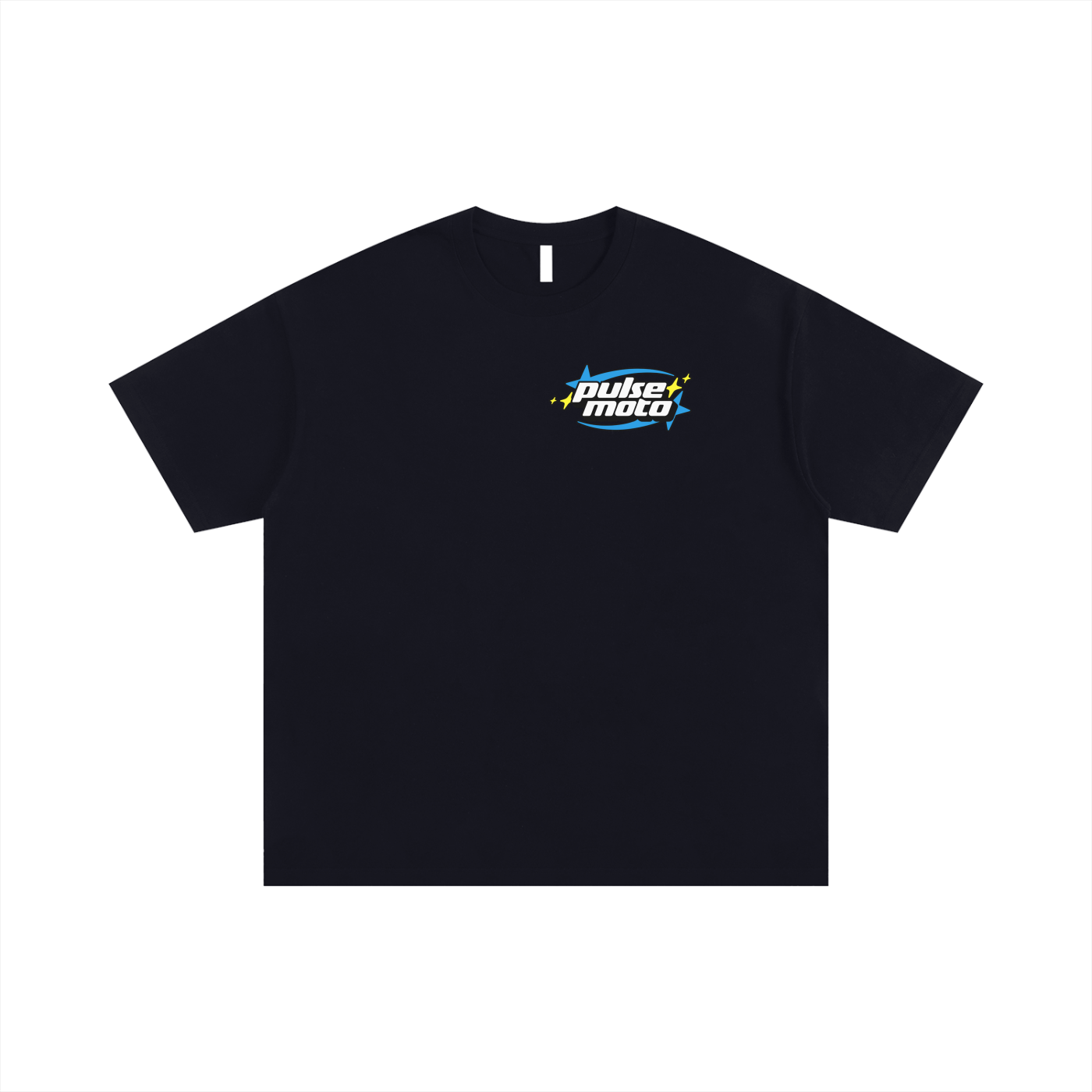 Pulse Moto T-Shirt (Black + Blue)