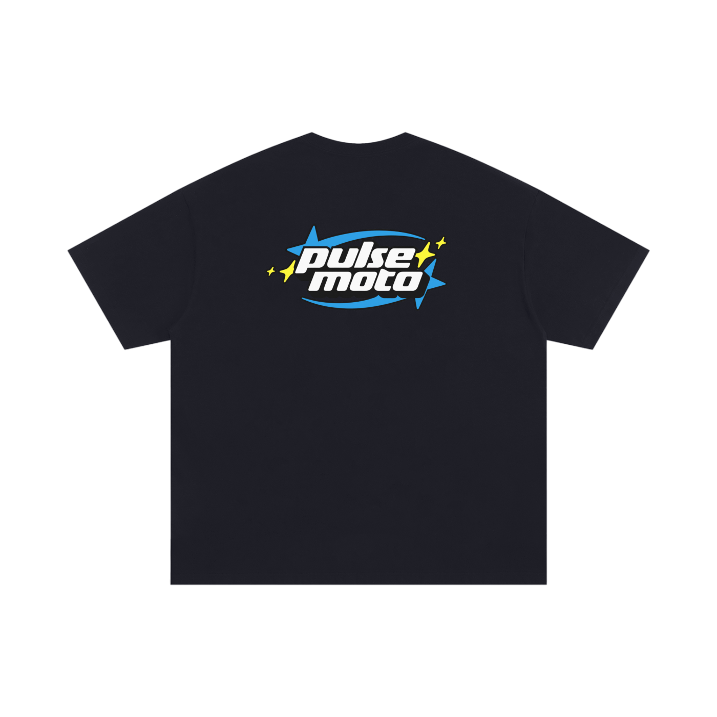 Pulse Moto T-Shirt (Black + Blue)